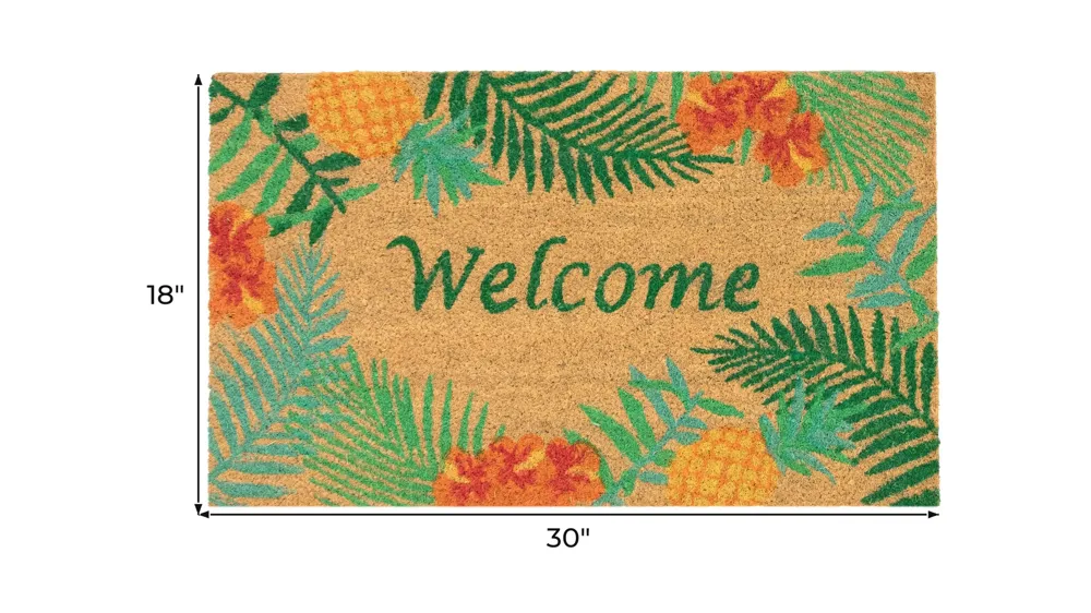 Liora Manne Natura Tropical Welcome Outdoor Mat Dimensions
