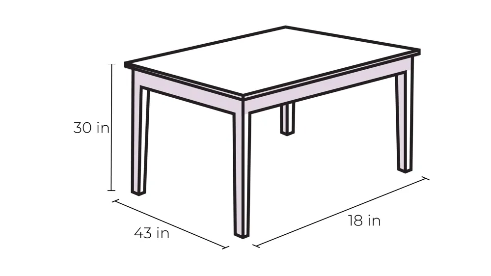 Kaylani Console/Dining Table Dimensions