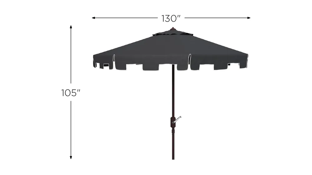 Zimmerman 11' Patio Umbrella Dimensions