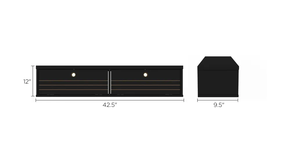 Sona Floating Desk Dimensions