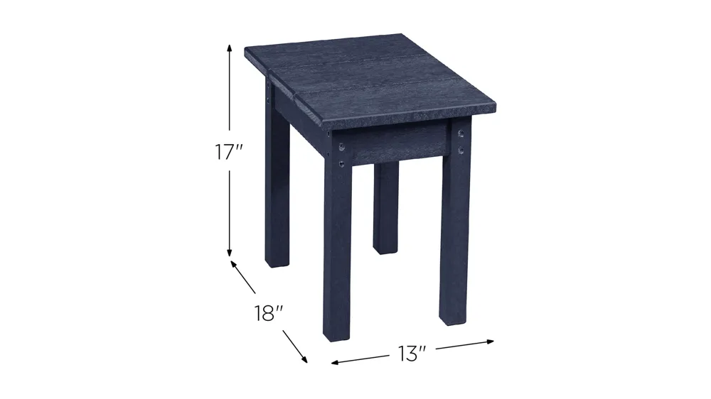 Capterra Casual Recycled Outdoor Side Table Dimensions