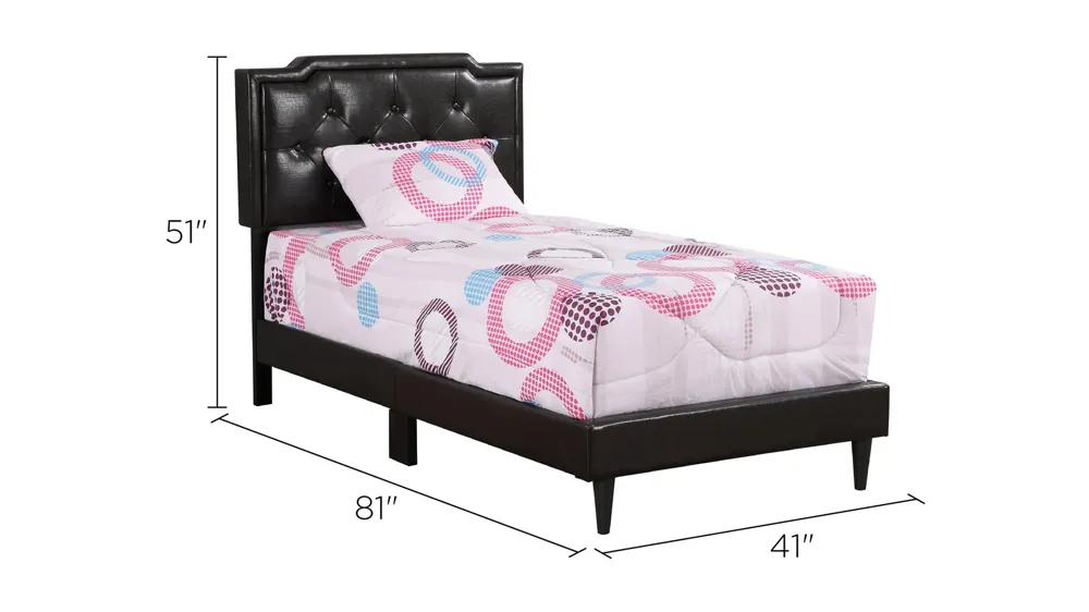 Deb Upholstered Bed Dimensions