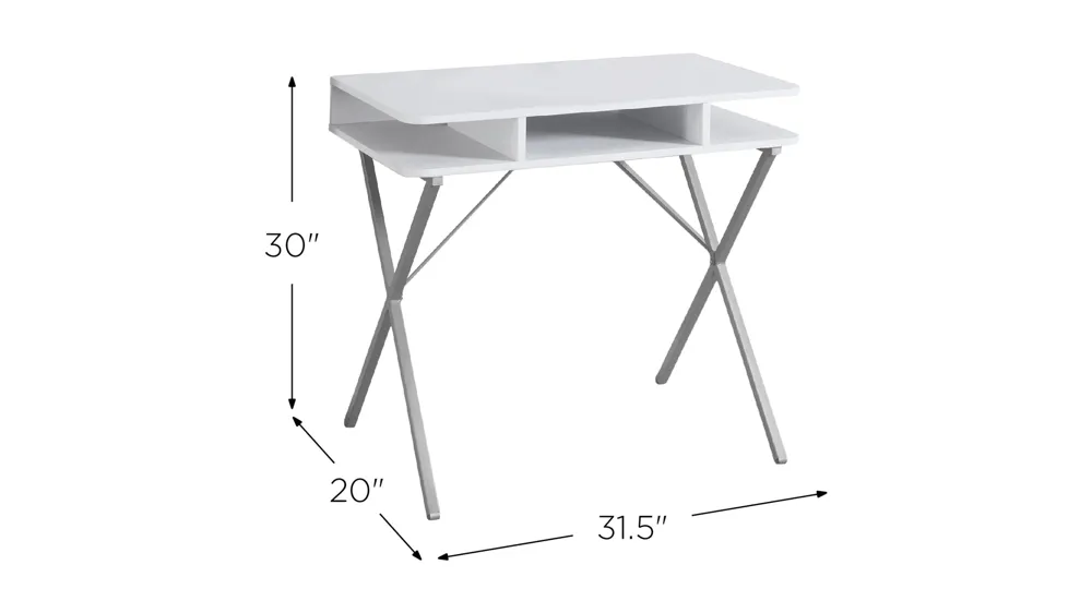 Monarch 31" Computer Desk Dimensions