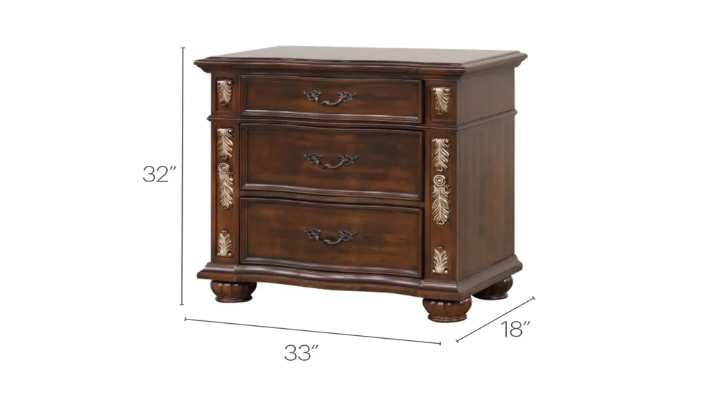 Lyon Nightstand Dimensions