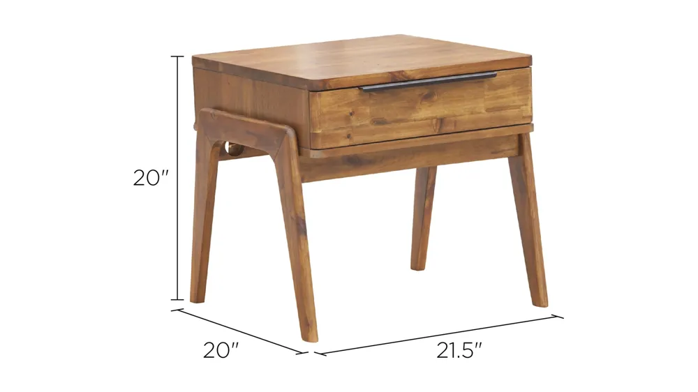 Remix Rectangular Side Table Dimensions