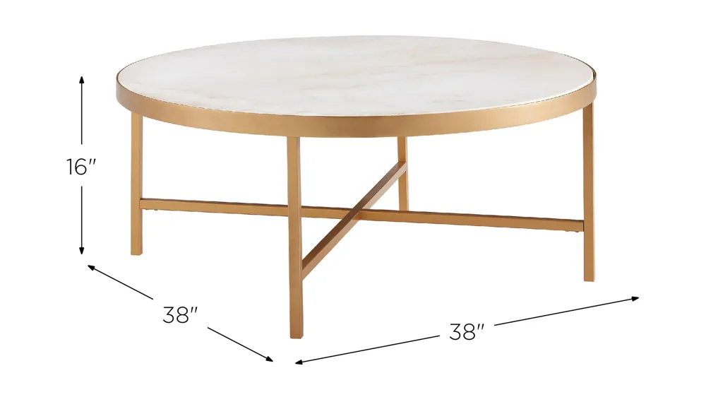 Carolina Round Coffee Table Dimensions