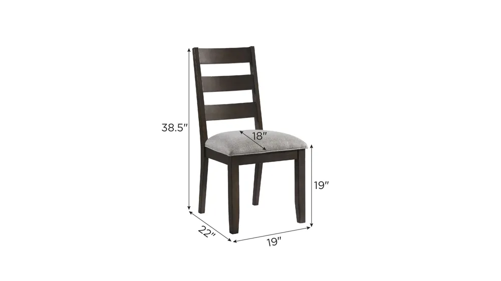 Beacon Dining Chair (Set of 2) Dimensions