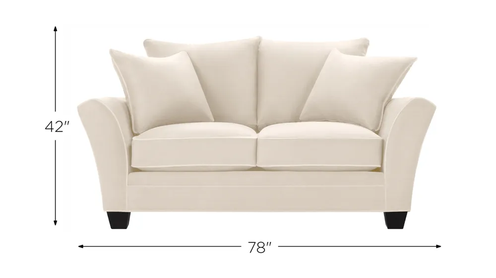 Briarwood Loveseat Dimensions