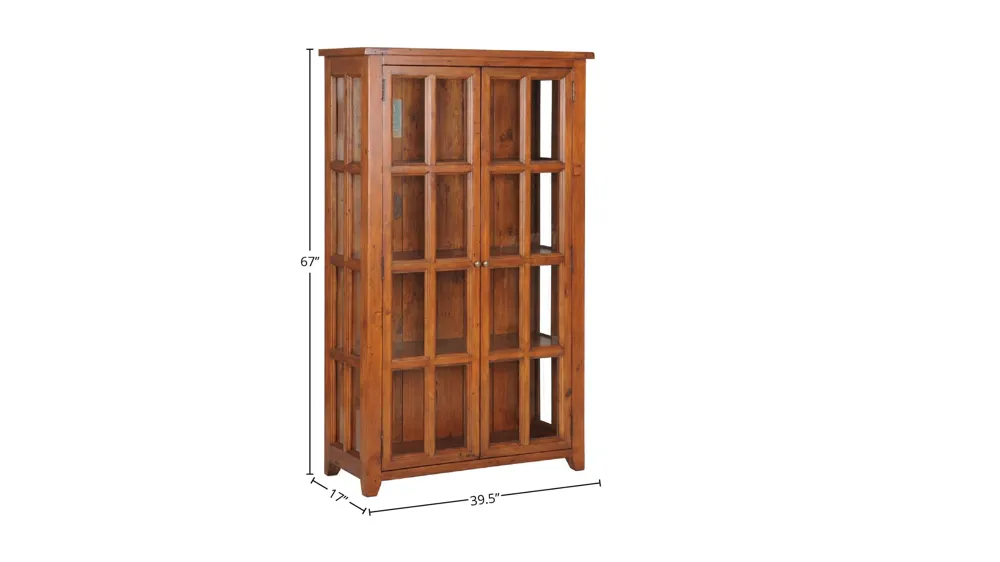 Irish Coast Display Cabinet - African Dusk Dimensions
