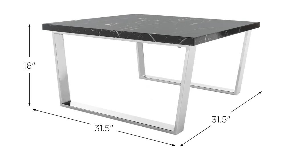 Corey Square Coffee Table Dimensions
