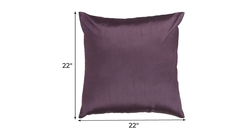 Solid Luxe 22" Down Throw Pillow Dimensions
