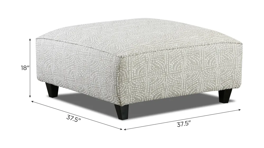 Durango Cocktail Ottoman Dimensions