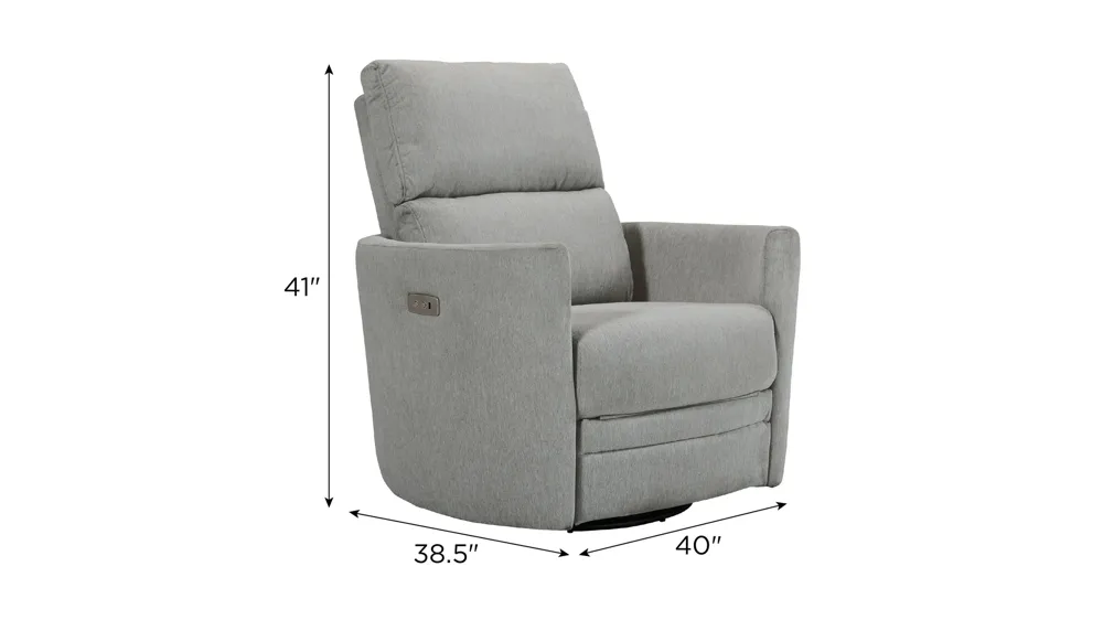 Sweet Dream Power Swivel Glider Recliner Dimensions