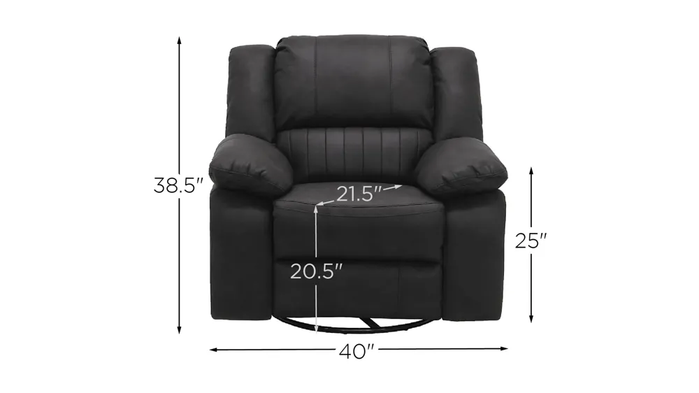Navaro Swivel Gliding Recliner Dimensions
