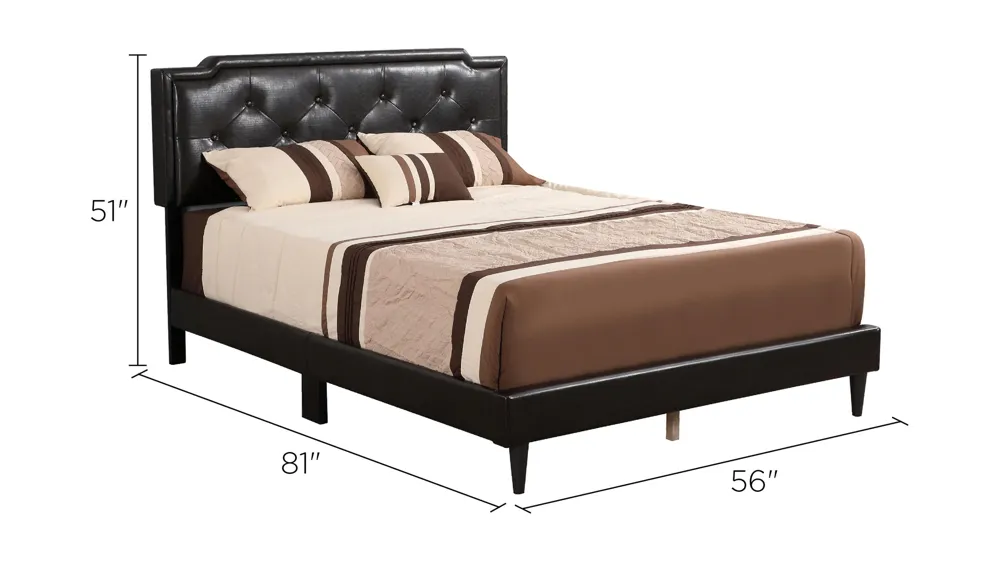 Deb Upholstered Bed Dimensions