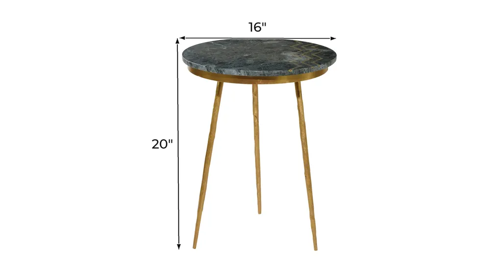 Ivy Collection Drum Accent Table Dimensions