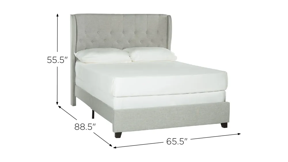 Blanchett Upholstered Bed Dimensions