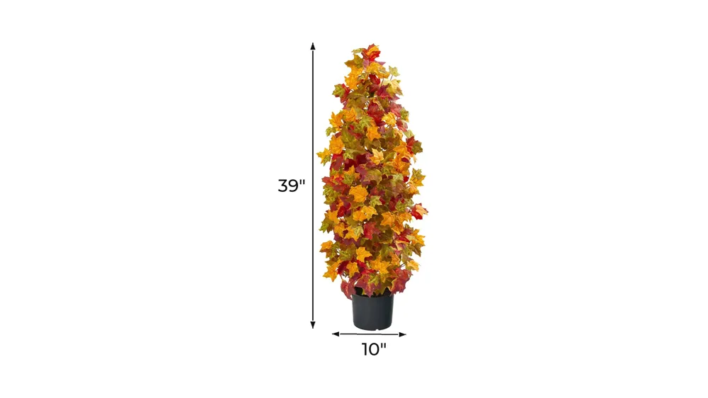 Autumn Maple Artificial Tree Dimensions