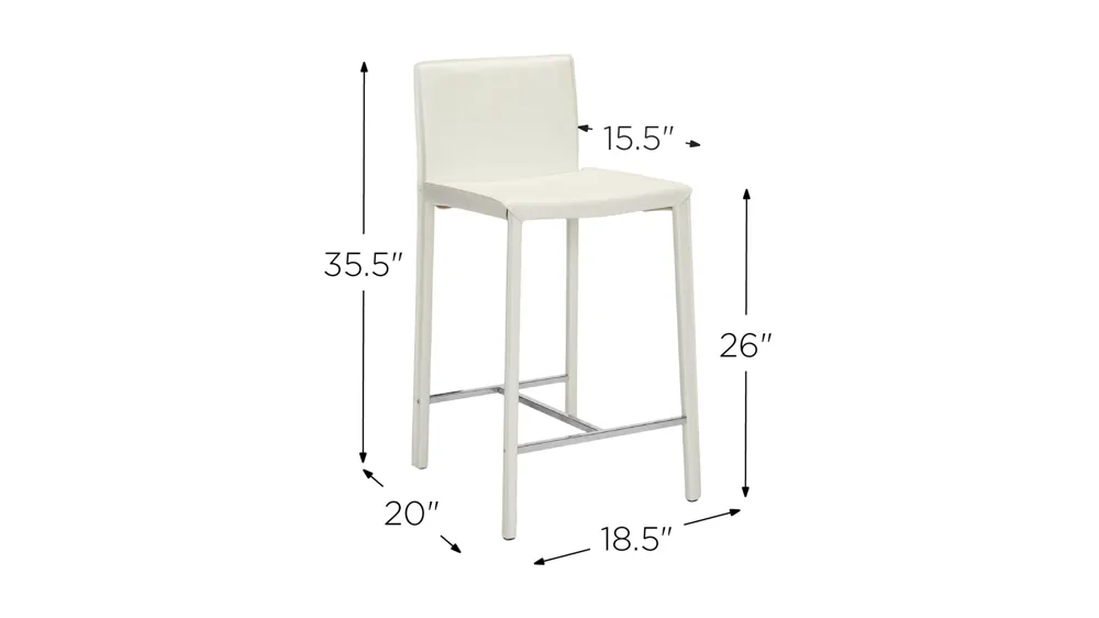 Jason Counter Stool - Set of 2 Dimensions