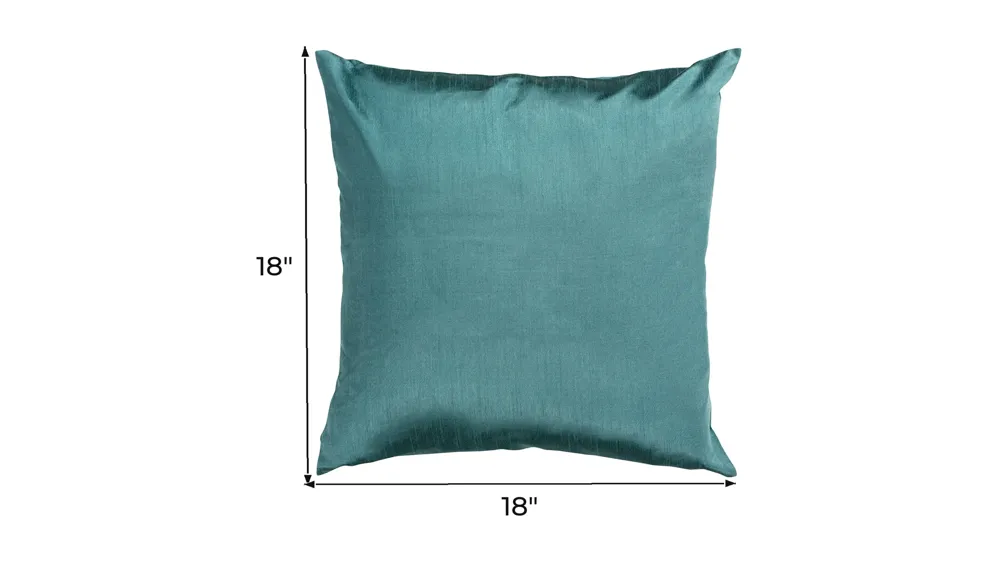 Solid Luxe 18" Throw Pillow Dimensions