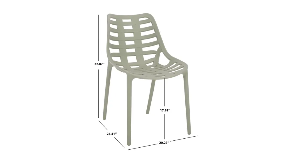 Fufa Outdoor Dining Chairs -Set of 2 Dimensions