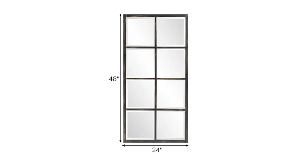 Atrium Windowpane Mirror Dimensions