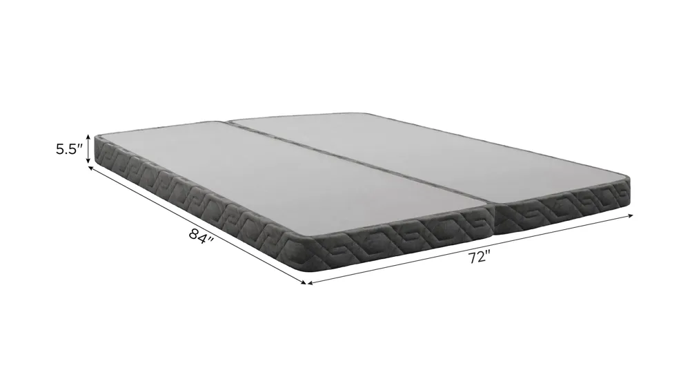 Beautyrest Black 5.5" Low Profile Foundation- Split King Set Dimensions