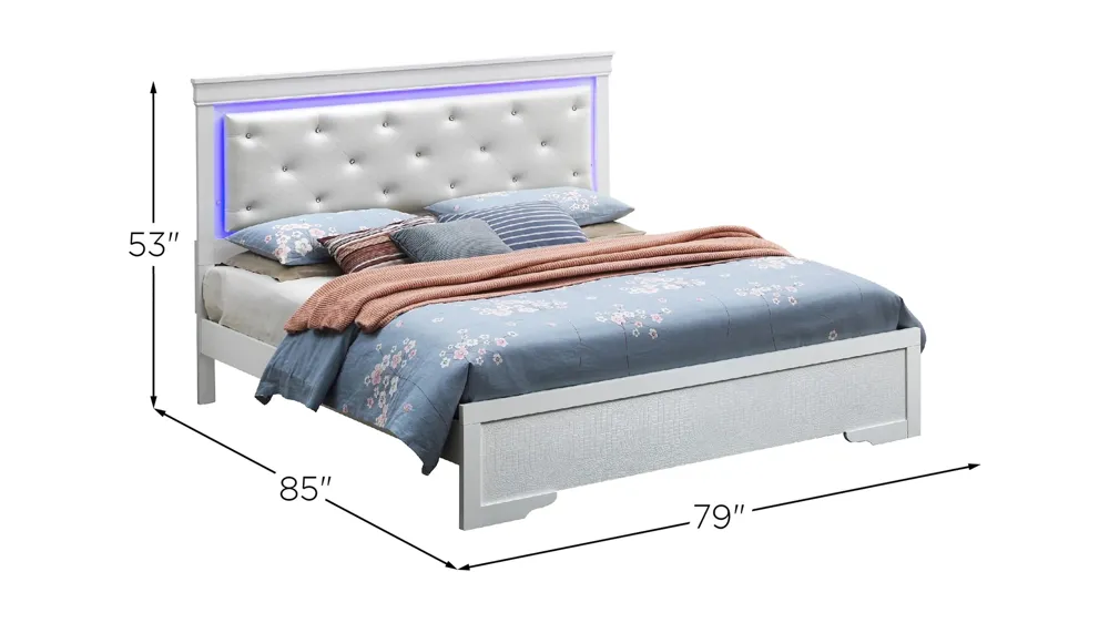 Lorana King Bed Dimensions