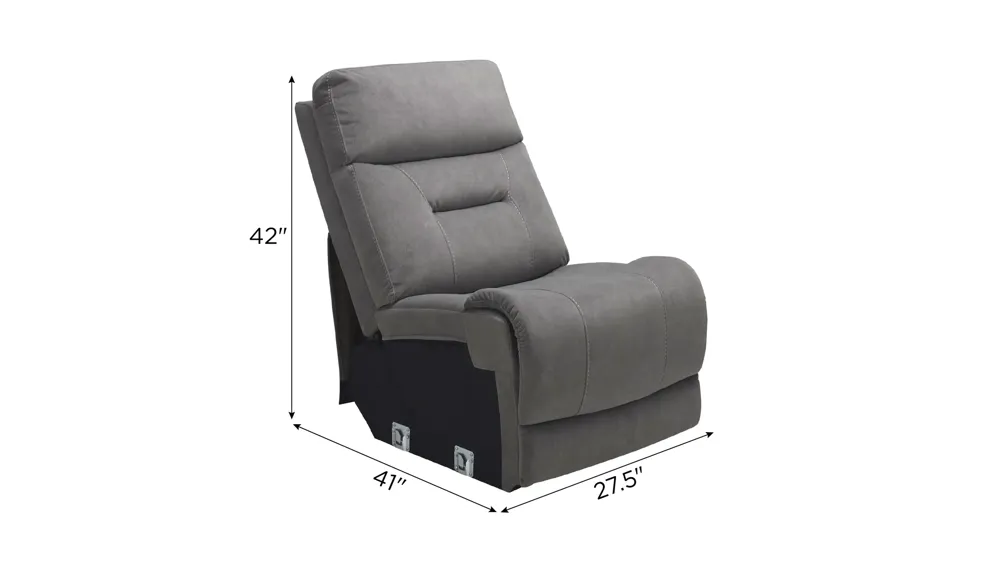 Irving Armless Chair Dimensions