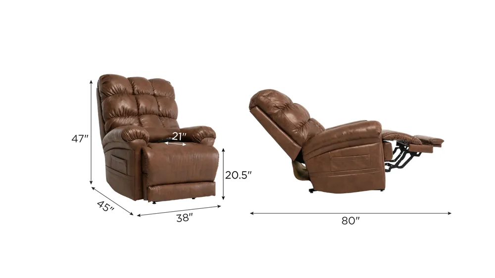 Venus Power Lift Recliner Dimensions