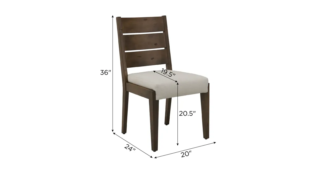Loft Side Chair Dimensions