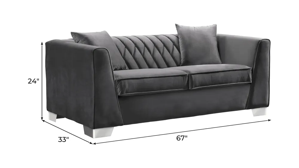 Cambridge Loveseat Dimensions
