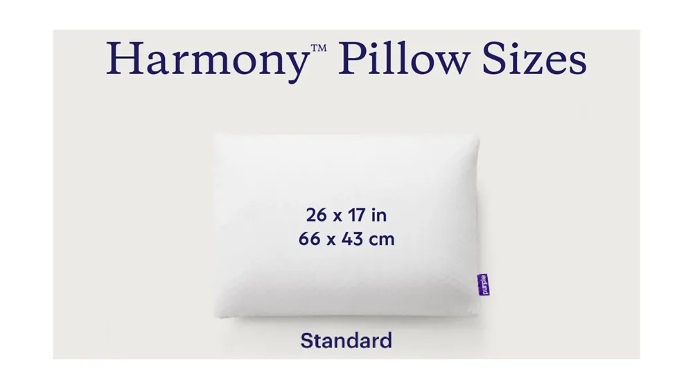 The Purple Harmony Pillow - Standard Dimensions