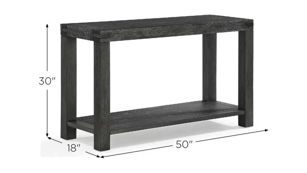 Meadow Solid Console Table Dimensions