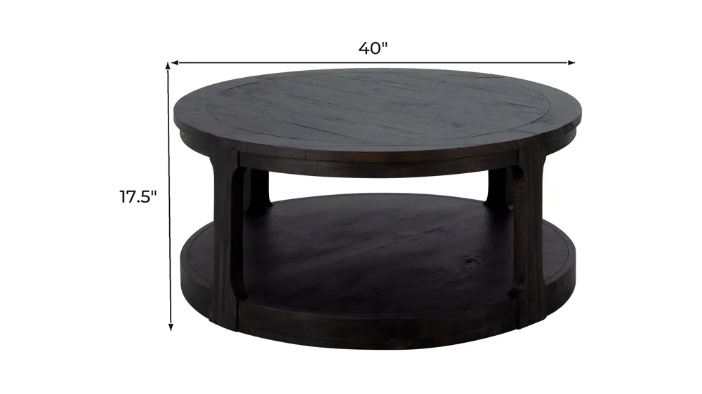 Korda Round Cocktail Table Dimensions