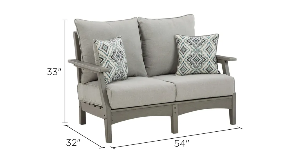 Visola Outdoor Loveseat Dimensions