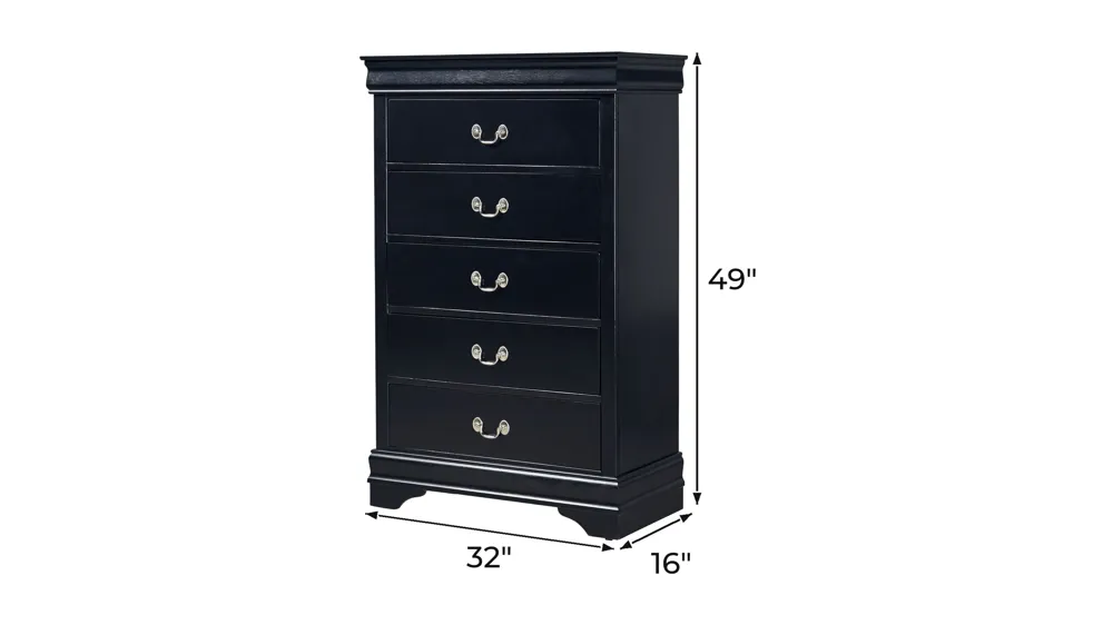 Edina Bedroom Chest Dimensions
