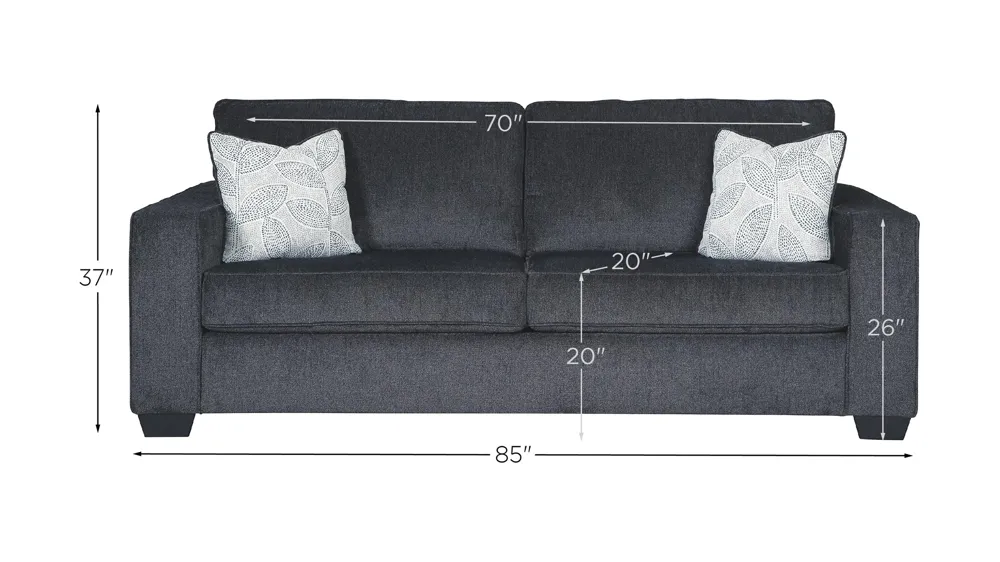 Adelson Chenille Queen Sleeper Sofa Dimensions