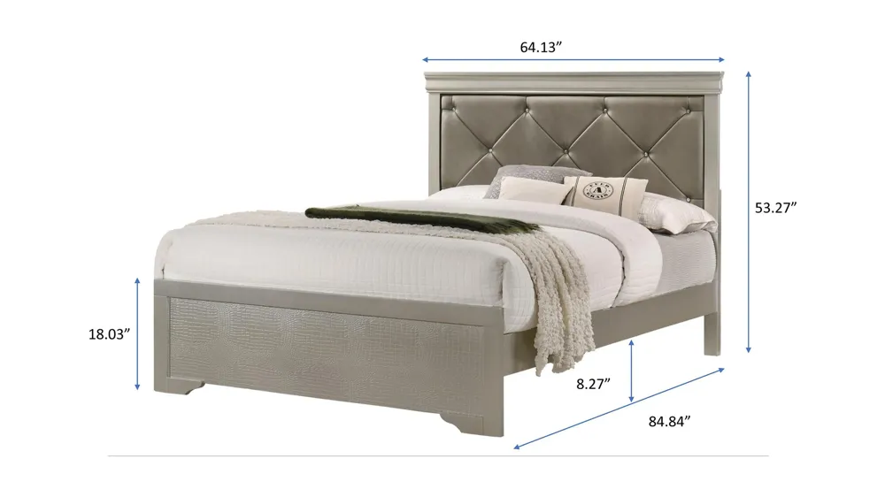 Amalia Panel Bed Dimensions