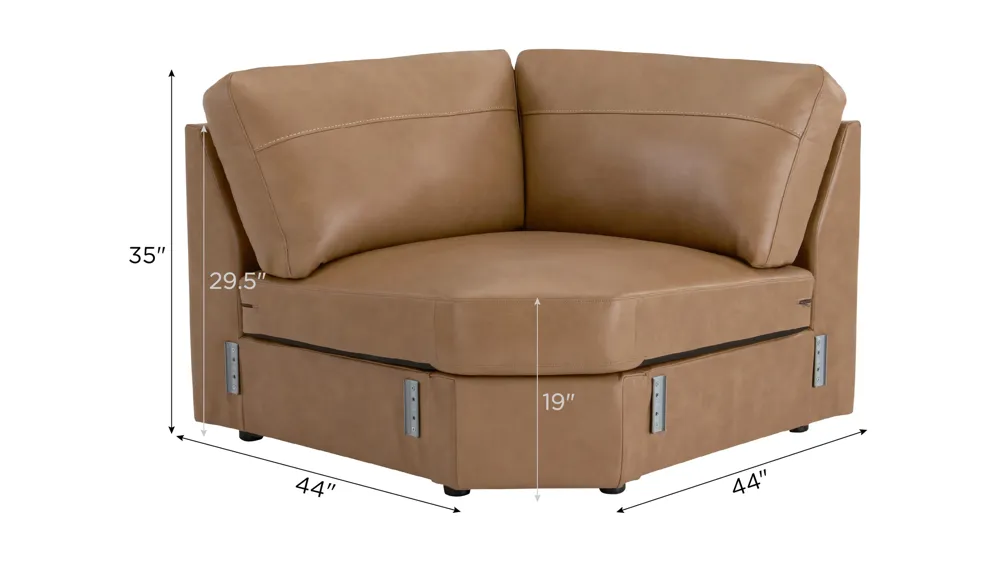 Harley Leather Corner Dimensions
