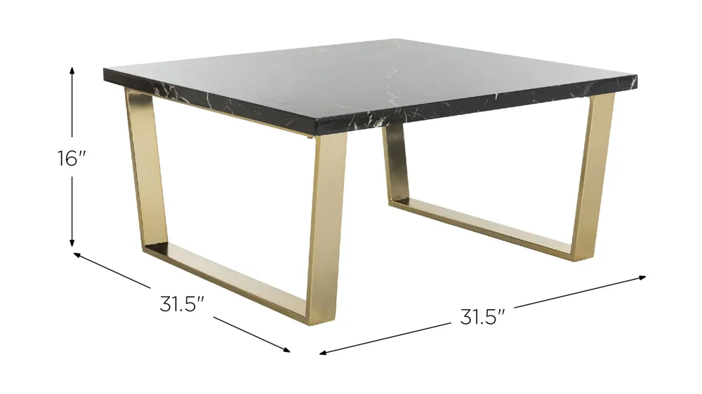 Corey Square Coffee Table Dimensions