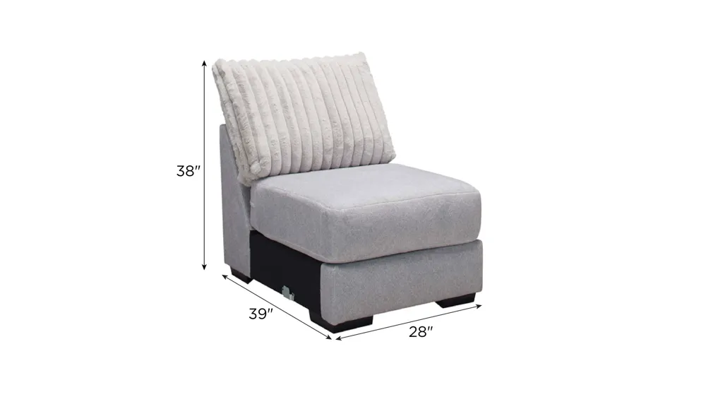 Mondo Armless Chair Dimensions
