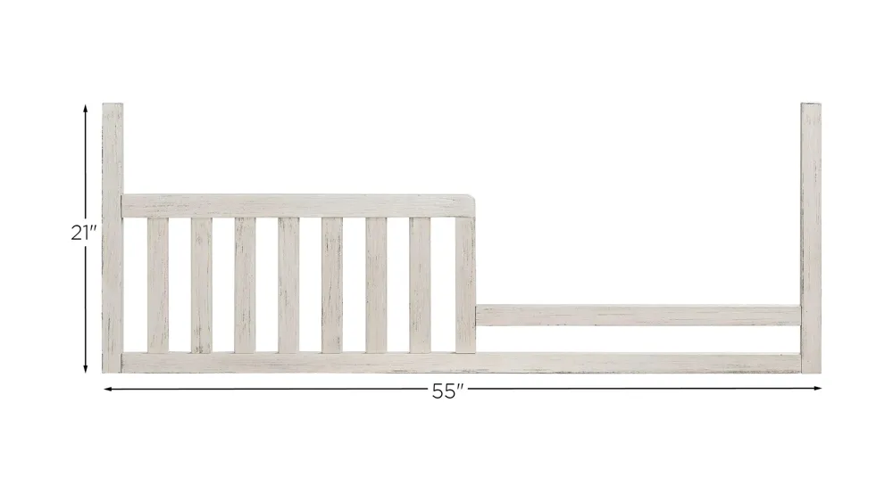Bella Convertible Toddler Rail Dimensions