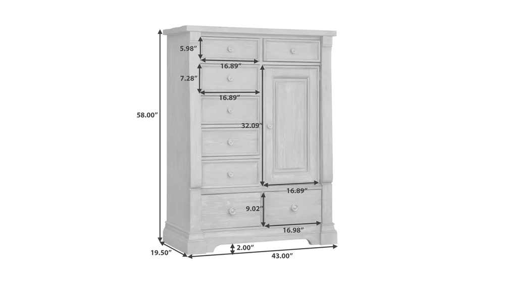 Lawson's Creek Chest Dimensions