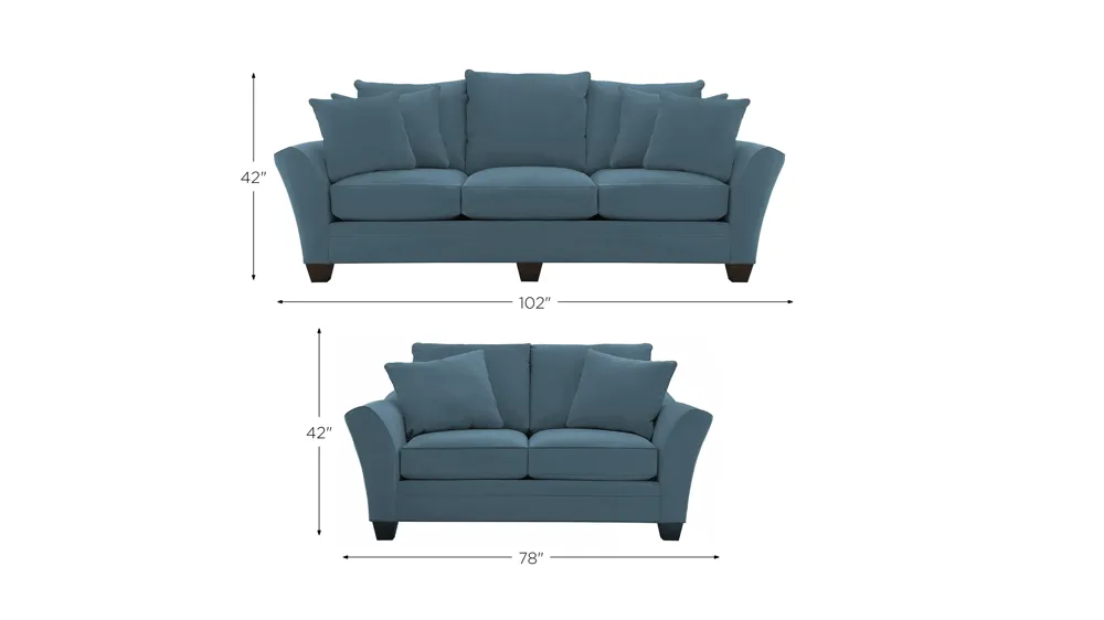 Briarwood Living Room Set Dimensions