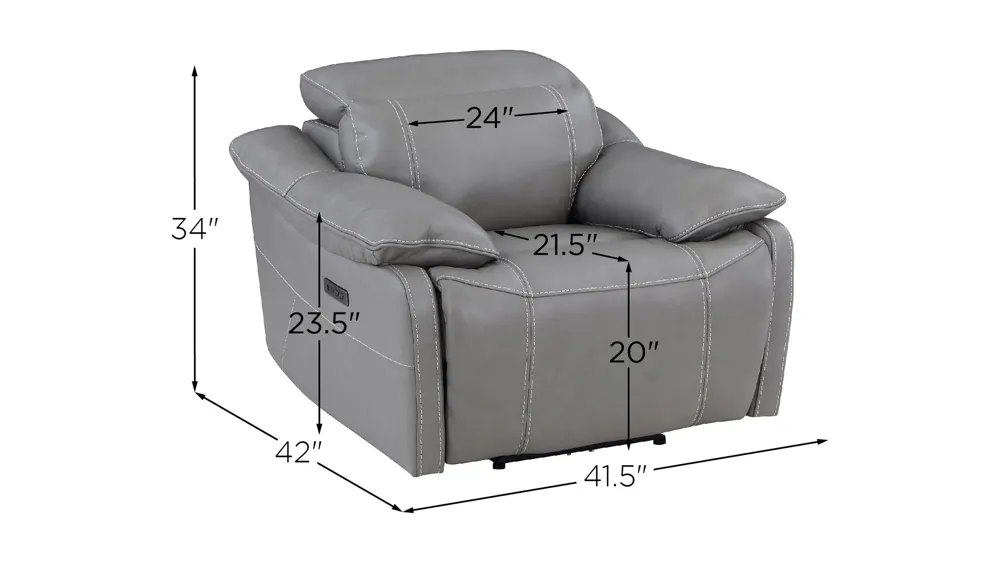 Alpine Power Recliner Dimensions
