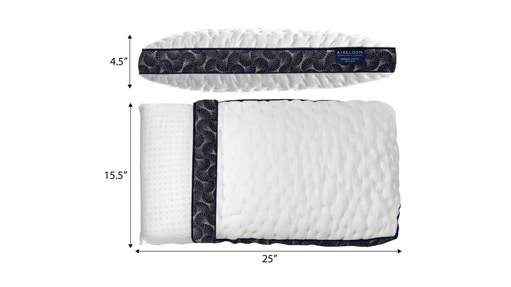 Aireloom Pure Luxury Pillow Dimensions