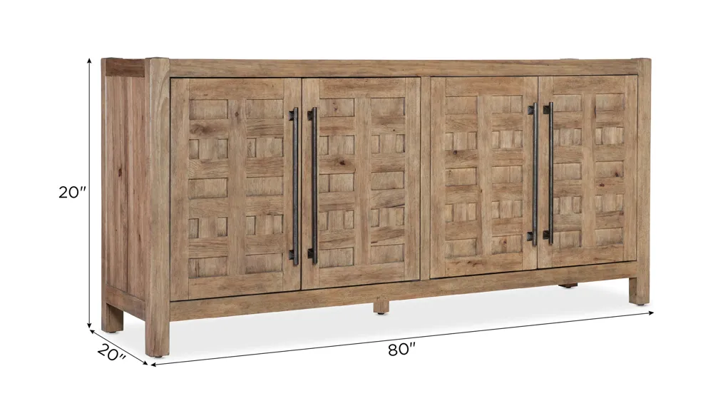 Vineyard Row Buffet Dimensions