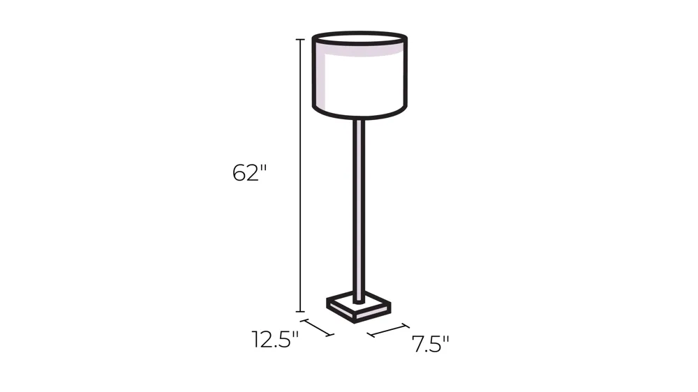 Belfry Floor Lamp Dimensions