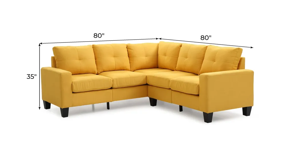 Newbury Sectional Sofa Dimensions